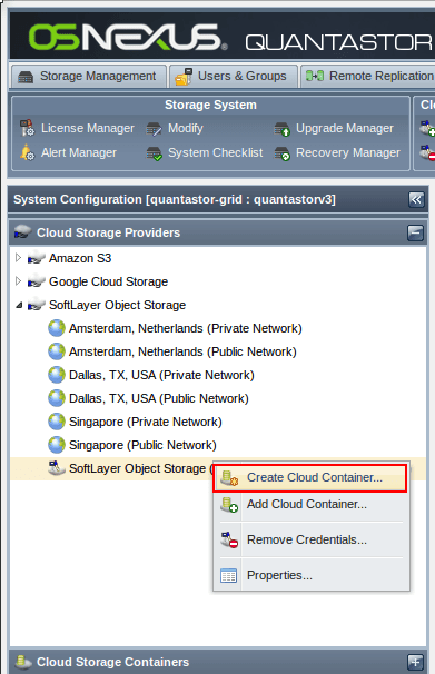 quantastor-add-container