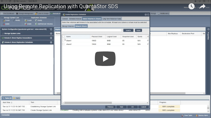 How to Configure Remote Replication with QuantaStor&nbsp;SDS