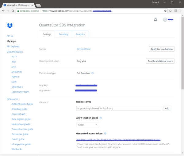 How to Enable Dropbox Access on QuantaStor&nbsp;SDS