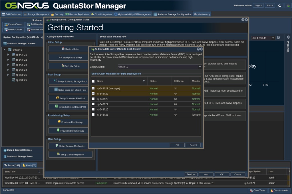 Using QuantaStor Scale-out File Storage with Kubernetes via&nbsp;Ceph-CSI
